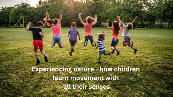 Experiencing nature &#8211; how children learn movement with all their senses