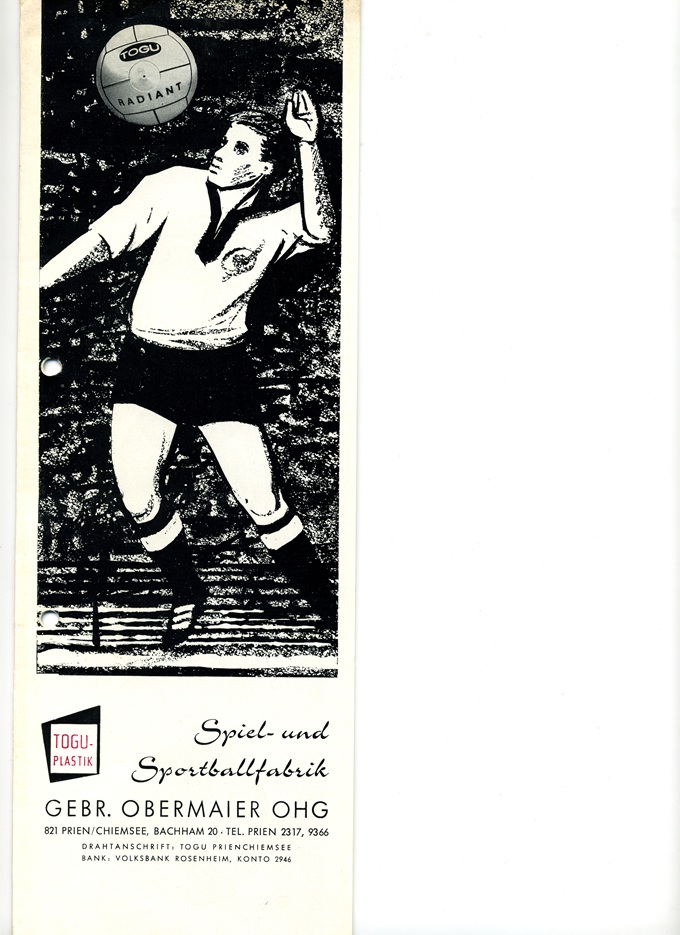 Historisches Katalogblatt TOGU Radiant