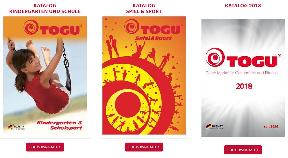 NEW &#8211; the TOGU catalogs 2018 are online