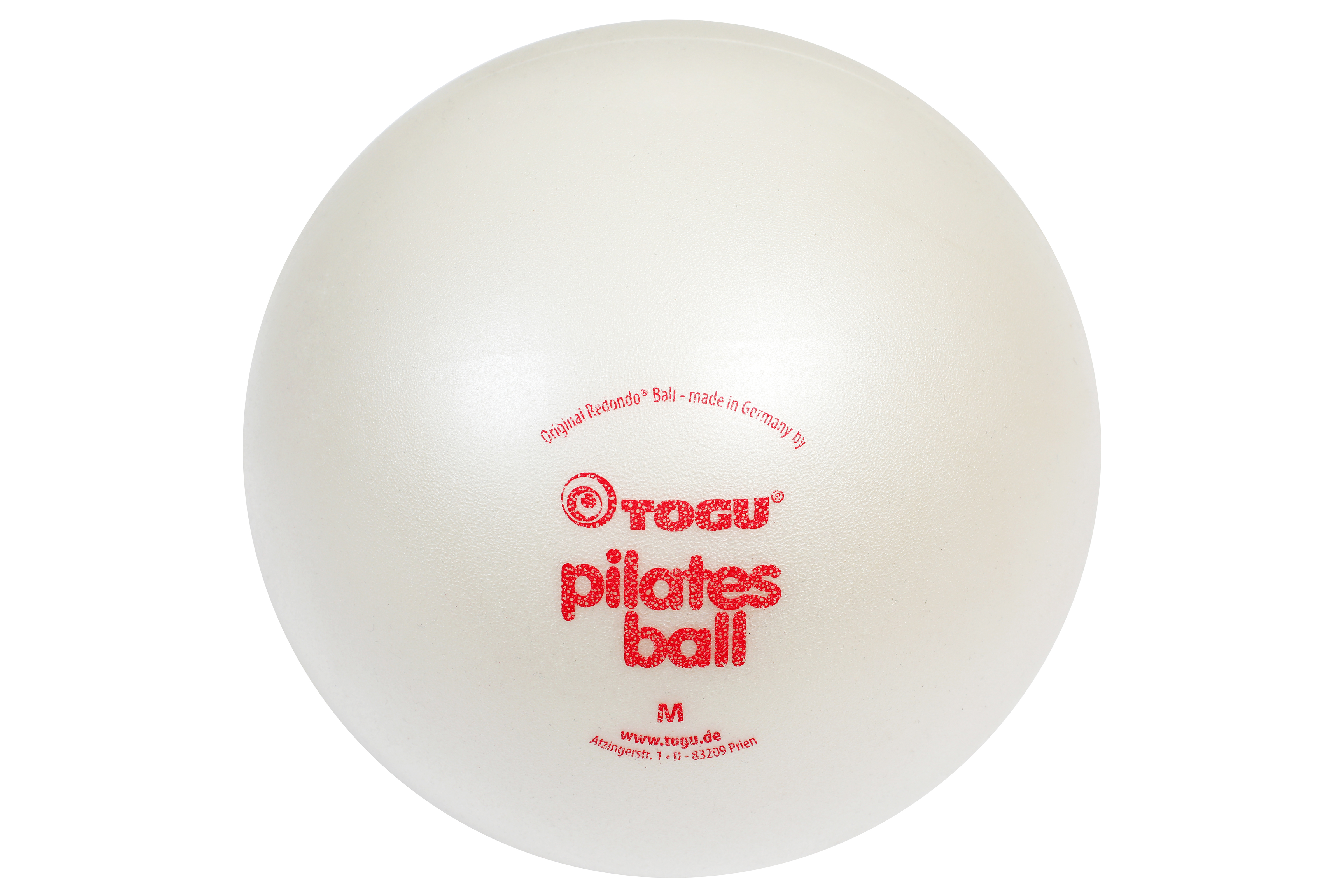 Pilates Ball 22 cm (M) pearlweiß