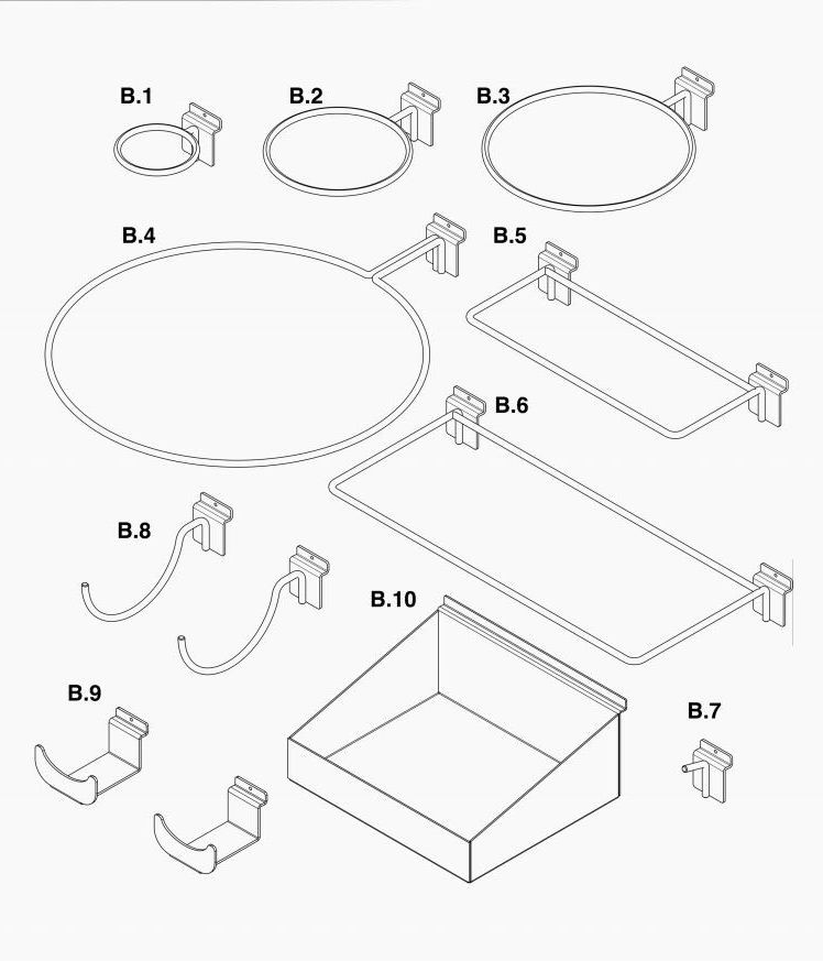 Brackets Set for TOGU Wall