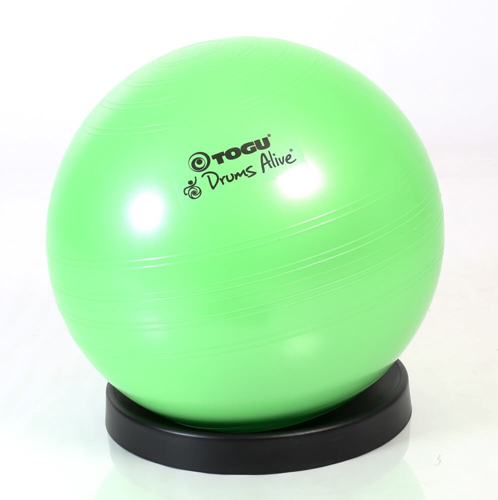 Drums Alive® fitness ball with ball bowl