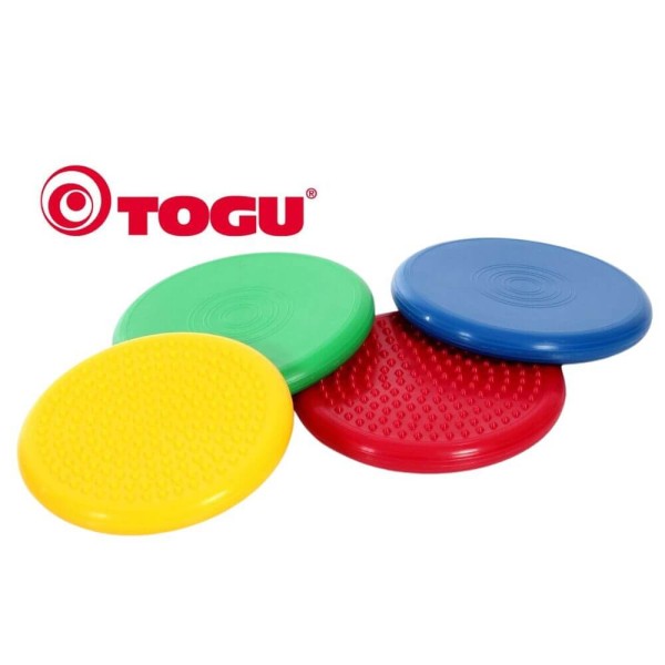 Togu Dynair Senso – Balle-Coussin Équilibre Avec Picots Senso Et Face Lisse – Fitness, Rééducation, Bureau