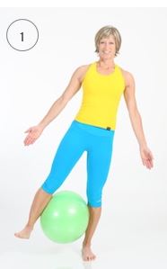 Standübung mit dem Redondo Ball Plus
