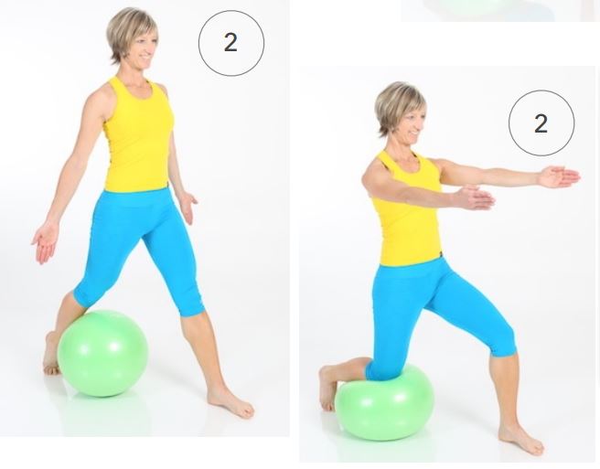 Standübung mit dem Redondo Ball Plus