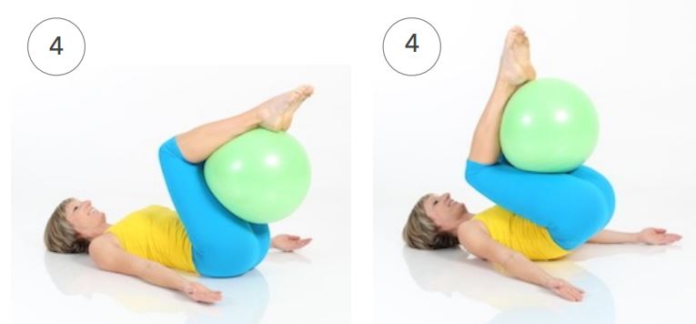 Rückenübung mit dem Redondo Ball Plus
